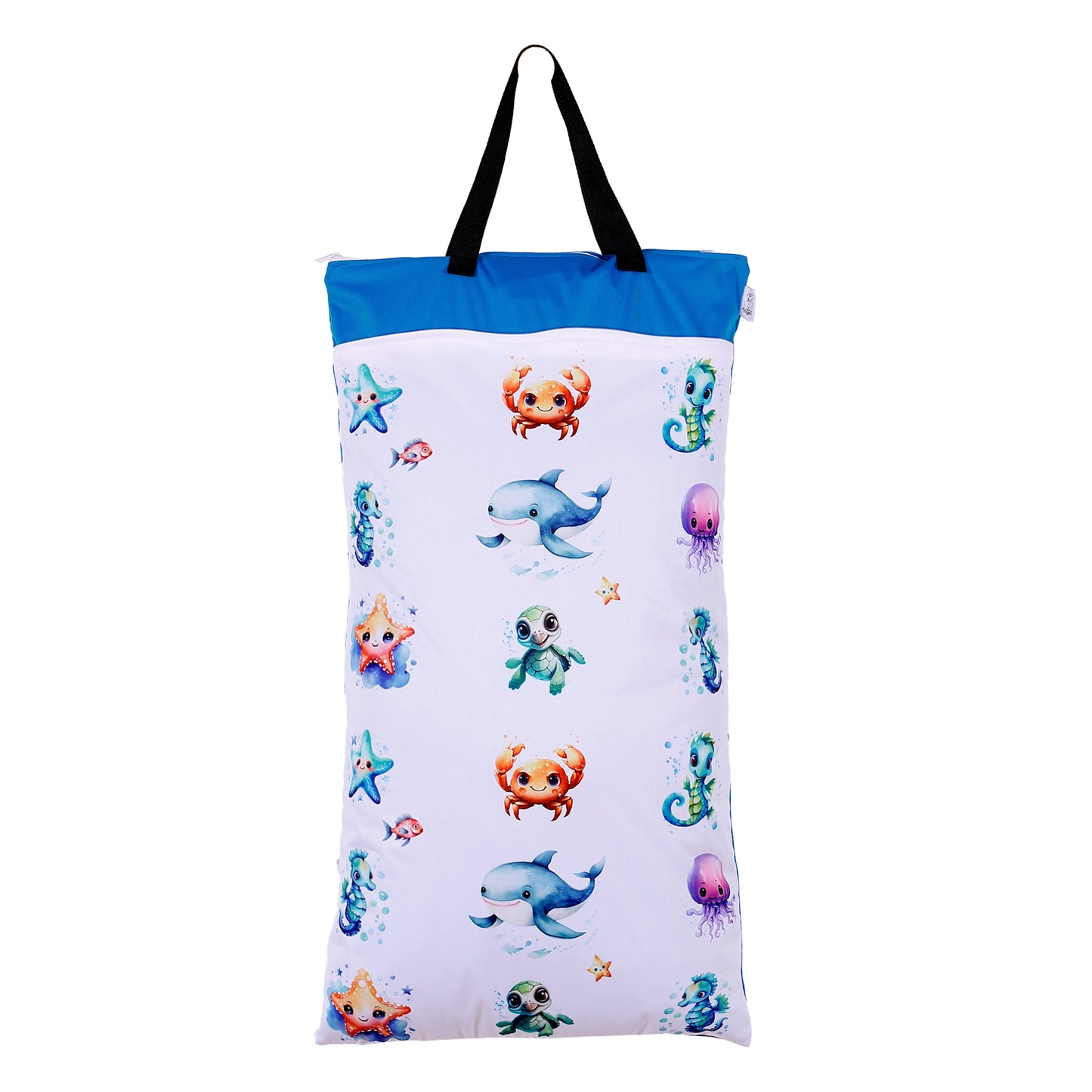 Große XXL Wetbag für Kinder und Kita wasserdichte Nasstasche ideal für Stoffwindeln nasse Kleidung oder Reisen