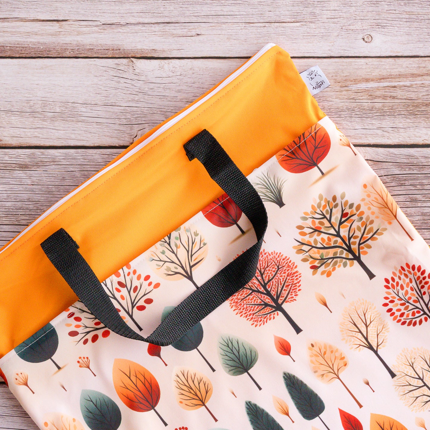 Wetbag 2er Set XXL 40x70 cm wasserdichte Nasstasche für Baby Windeln Stoffwindeln und nasse Kleidung