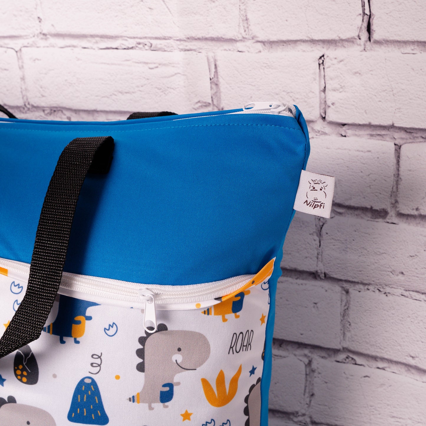 Nilpfi Maxi & XXL 2er Set "Dinoland dunkelblau"