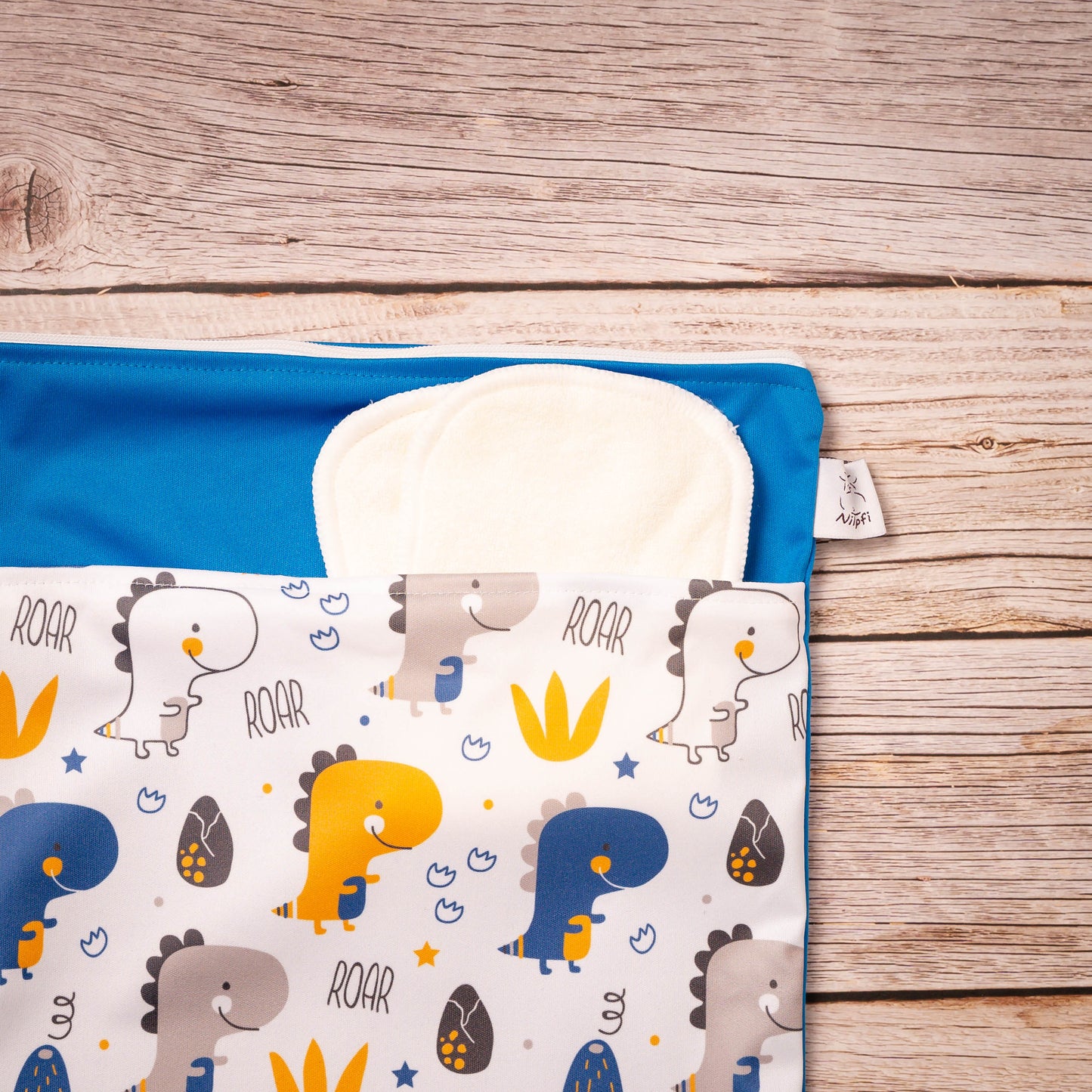 Wetbag Maxi "Dinoland dunkelblau"